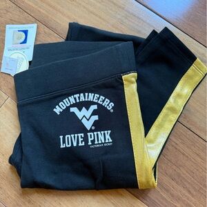 Black & Gold stripes WVU tights